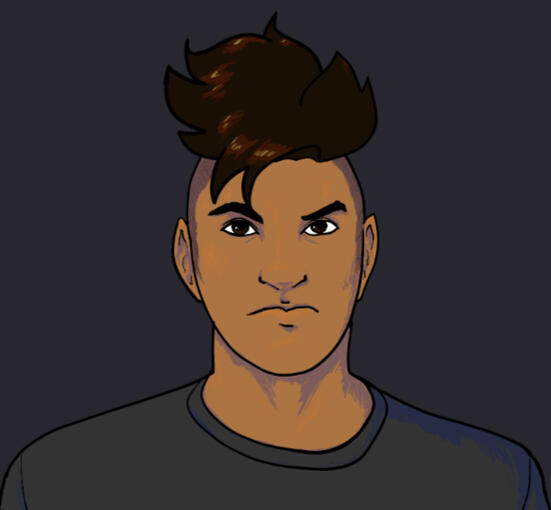 Sample Cel Shading Portrait